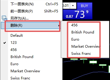 XM MT4上如何删除保存图表夹? XM MT4上如何删除保存图表夹?